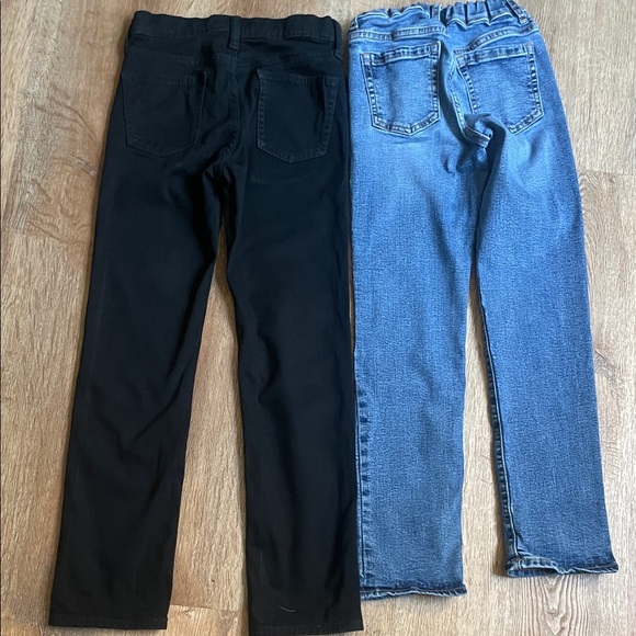 Set of 2 Old Navy Dark & Light Blue Denim Skinny Kids’ Jeans | Size 10 - Picture 9 of 15